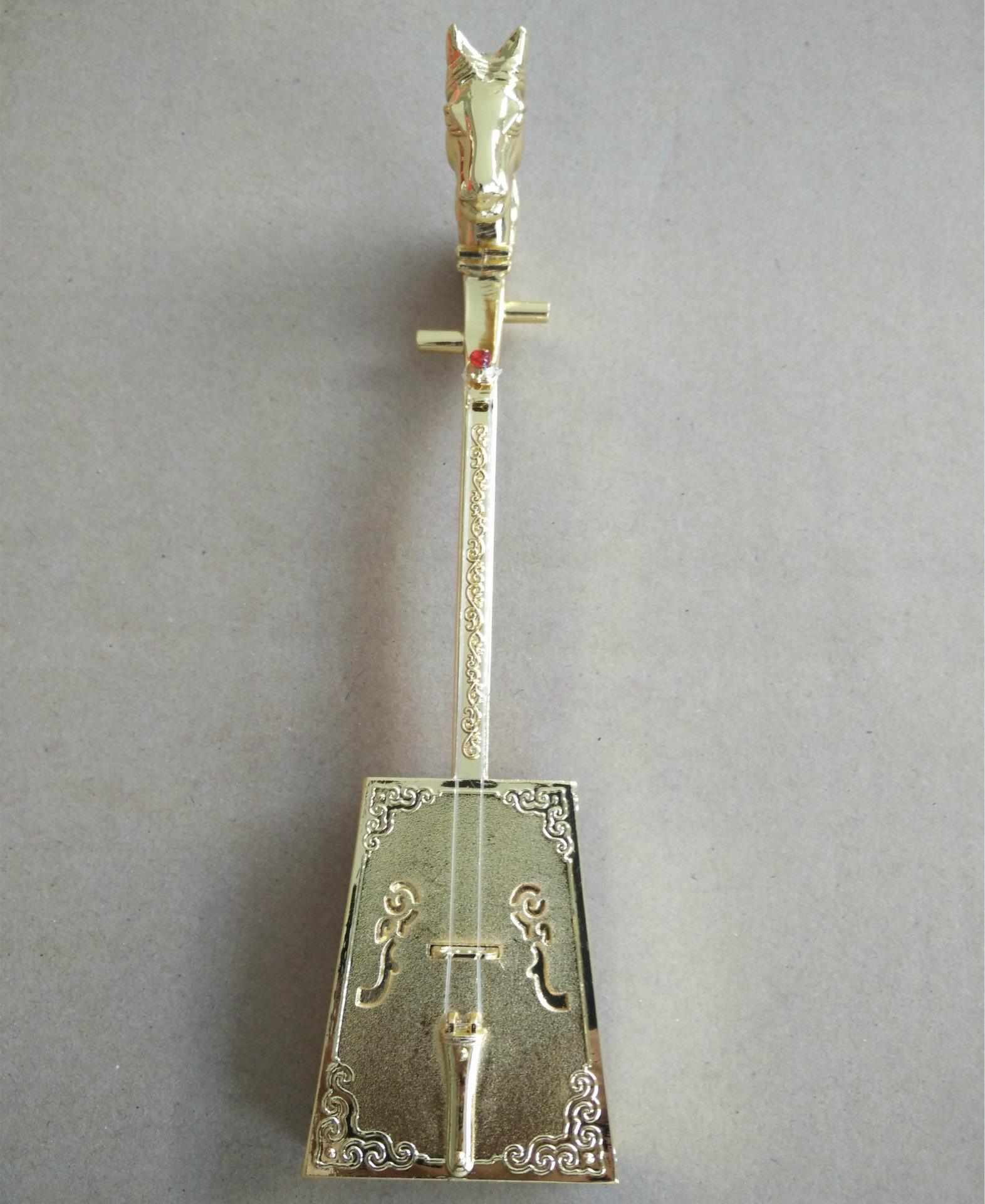 厂家直供内蒙古特色马头琴合金工艺品 创意小礼品的精致之选