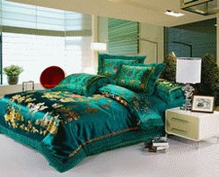 皇家伊俪莎白 绸缎婚庆四件套婚庆床上用品 小礼品